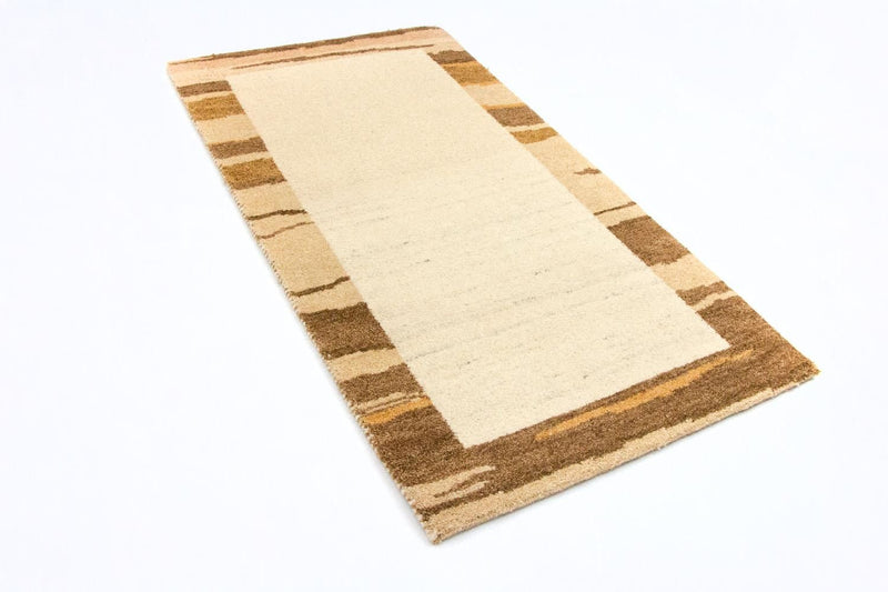 Gabbeh tapijt - Indus - 141 x 75 cm - beige
