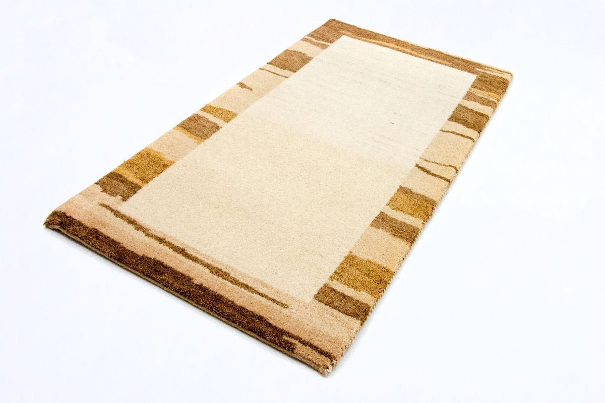 Gabbeh tapijt - Indus - 141 x 75 cm - beige