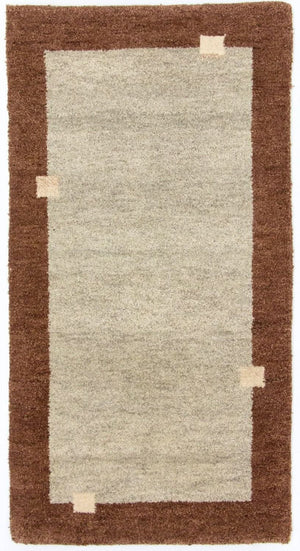 Gabbeh tapijt - Indus - 135 x 72 cm - beige