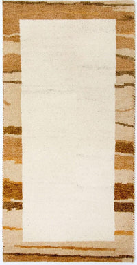 Gabbeh tapijt - Indus - 142 x 72 cm - beige