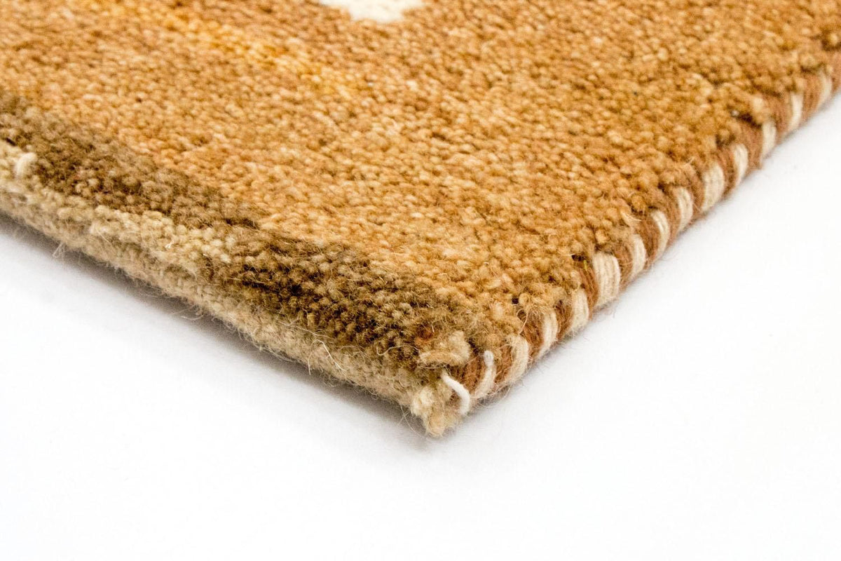 Gabbeh tapijt - Indus - 142 x 72 cm - beige