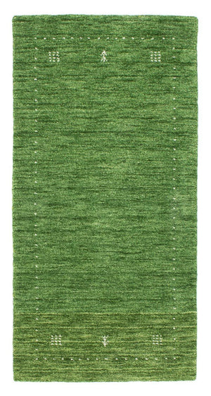 Gabbeh Tapijt - Zacht - 143 x 72 cm - groen