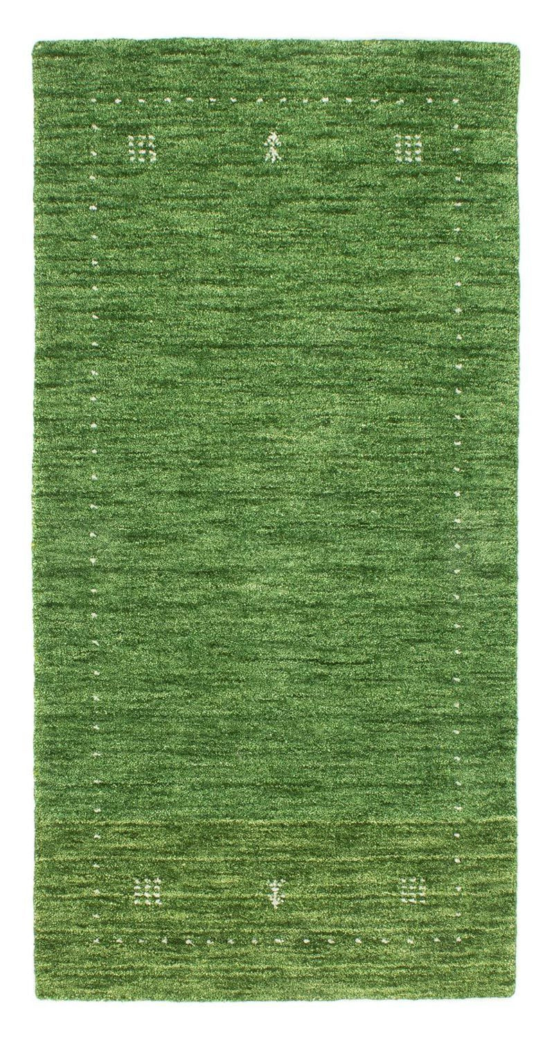 Gabbeh Tapijt - Zacht - 143 x 72 cm - groen