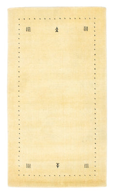 Gabbeh Tapijt - Zacht - 142 x 73 cm - beige
