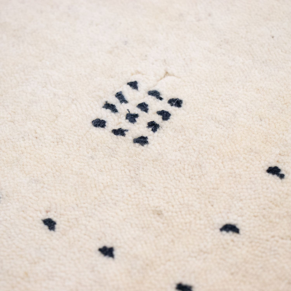 Gabbeh Tapijt - Zacht - 90 x 60 cm - natuurlijk wit