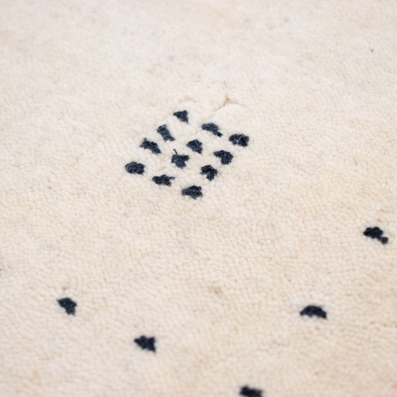 Gabbeh Tapijt - Zacht - 90 x 60 cm - natuurlijk wit