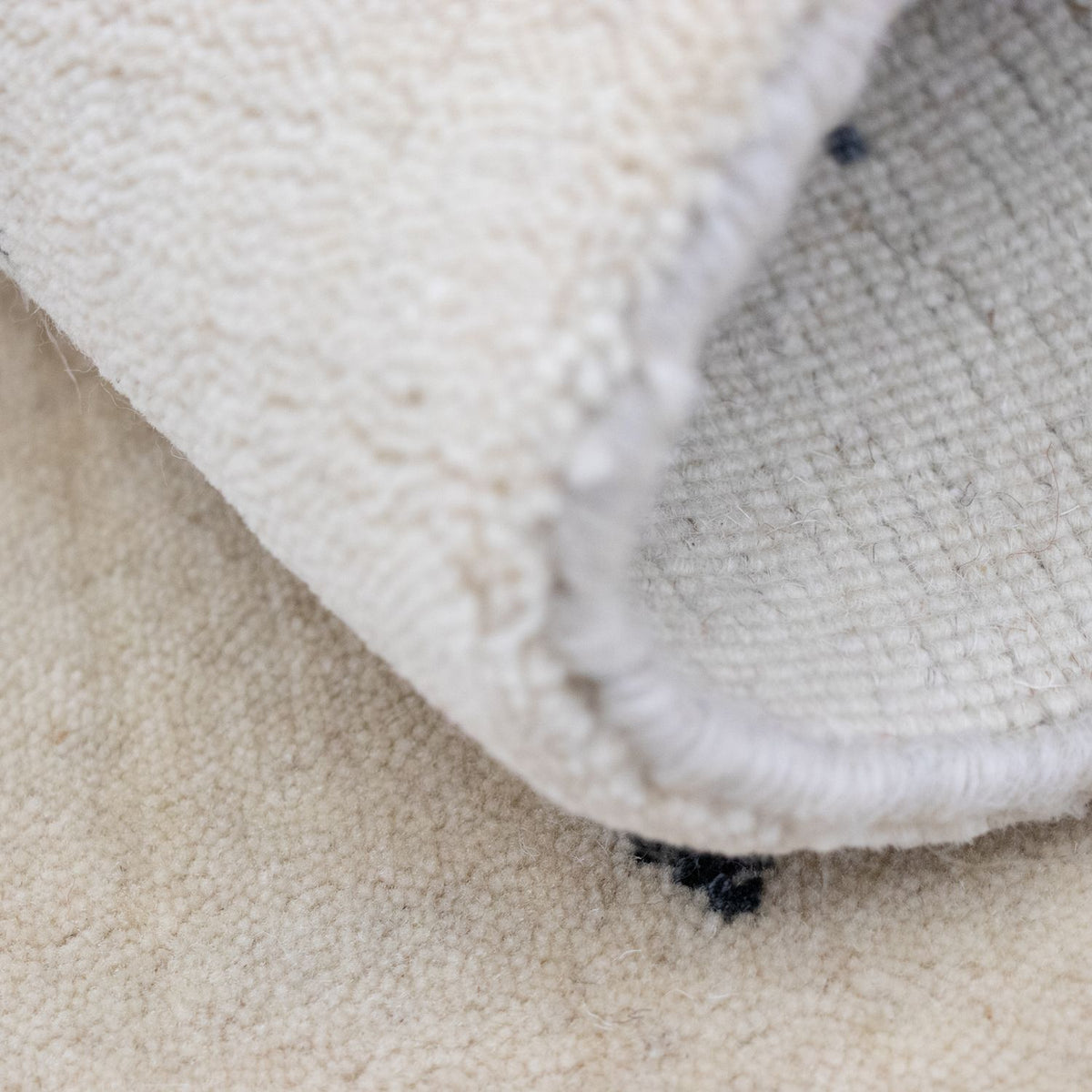 Gabbeh Tapijt - Zacht - 90 x 60 cm - natuurlijk wit