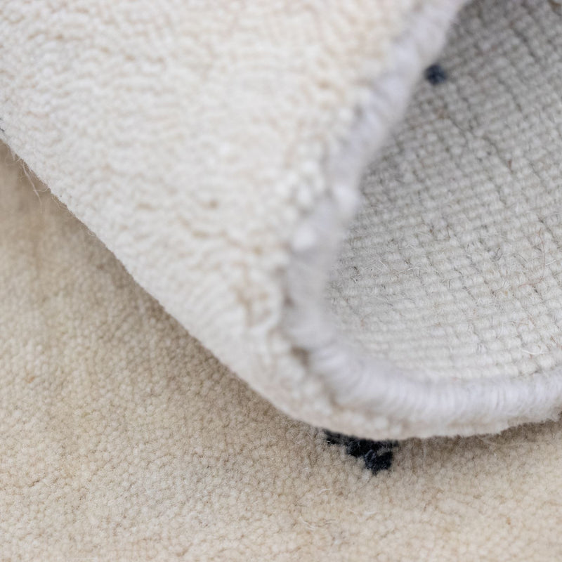 Gabbeh Tapijt - Zacht - 90 x 60 cm - natuurlijk wit