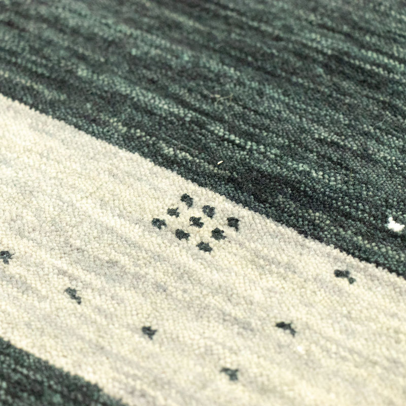 Gabbeh Tapijt - Zacht - 93 x 64 cm - antraciet