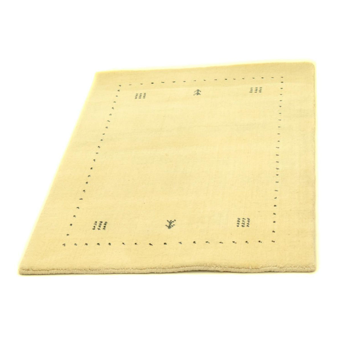 Gabbeh Tapijt - Zacht - 90 x 60 cm - beige
