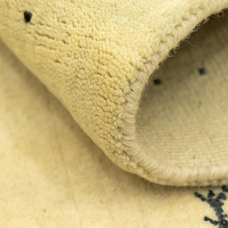 Gabbeh Tapijt - Zacht - 90 x 60 cm - beige