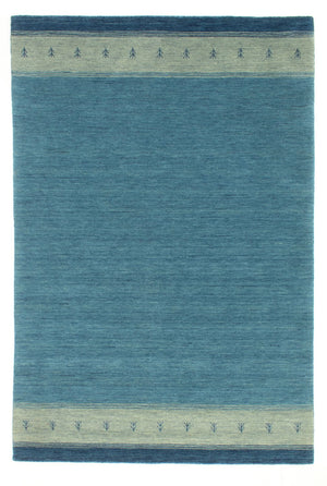 Gabbeh Tapijt - Zacht - 203 x 144 cm - blauw