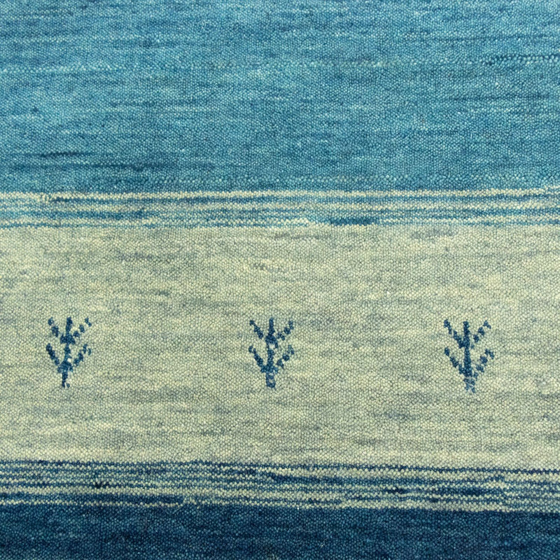 Gabbeh Tapijt - Zacht - 203 x 144 cm - blauw