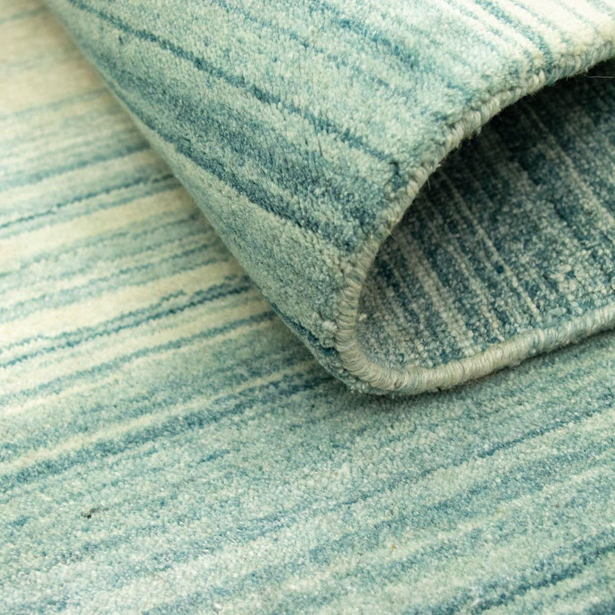 Gabbeh Tapijt - Zacht - 195 x 144 cm - lichtblauw