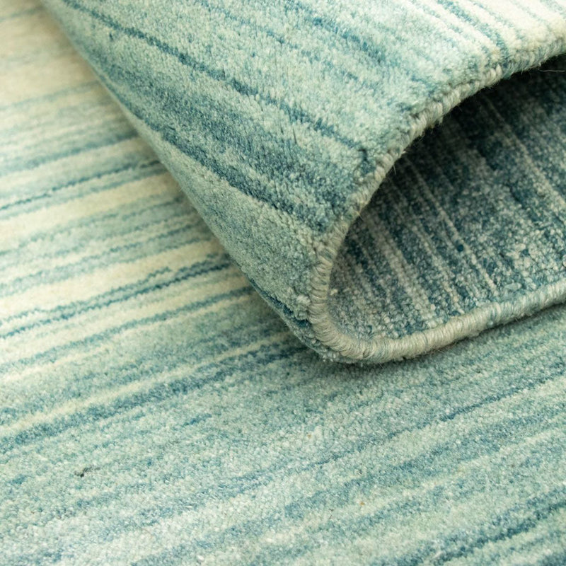 Gabbeh Tapijt - Zacht - 195 x 144 cm - lichtblauw