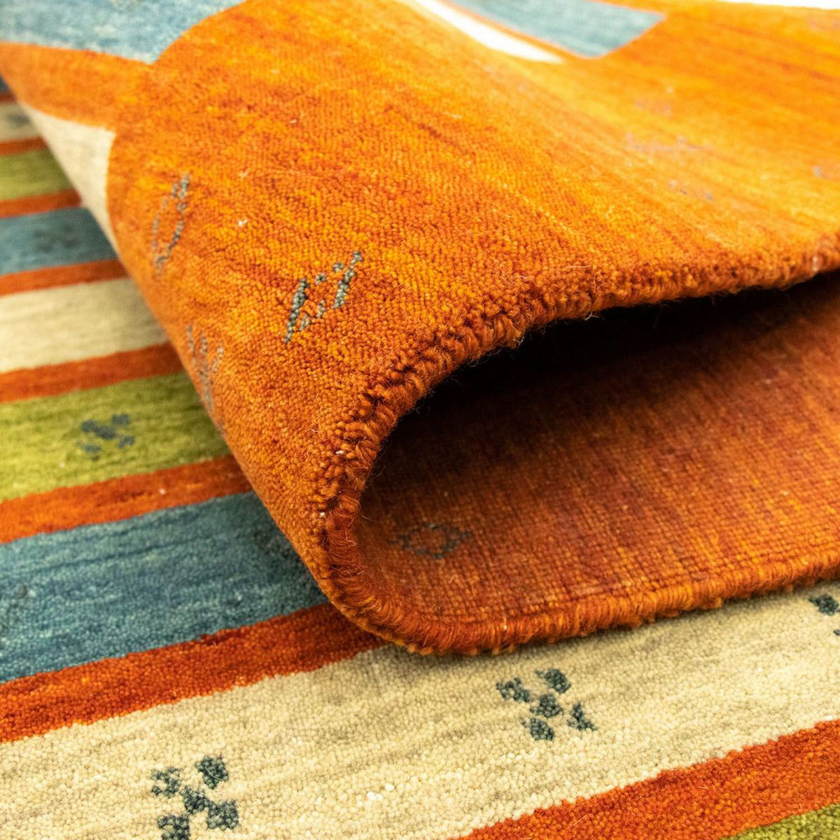 Gabbeh Loom Tapijt 144x203cm - Wollen tapijt