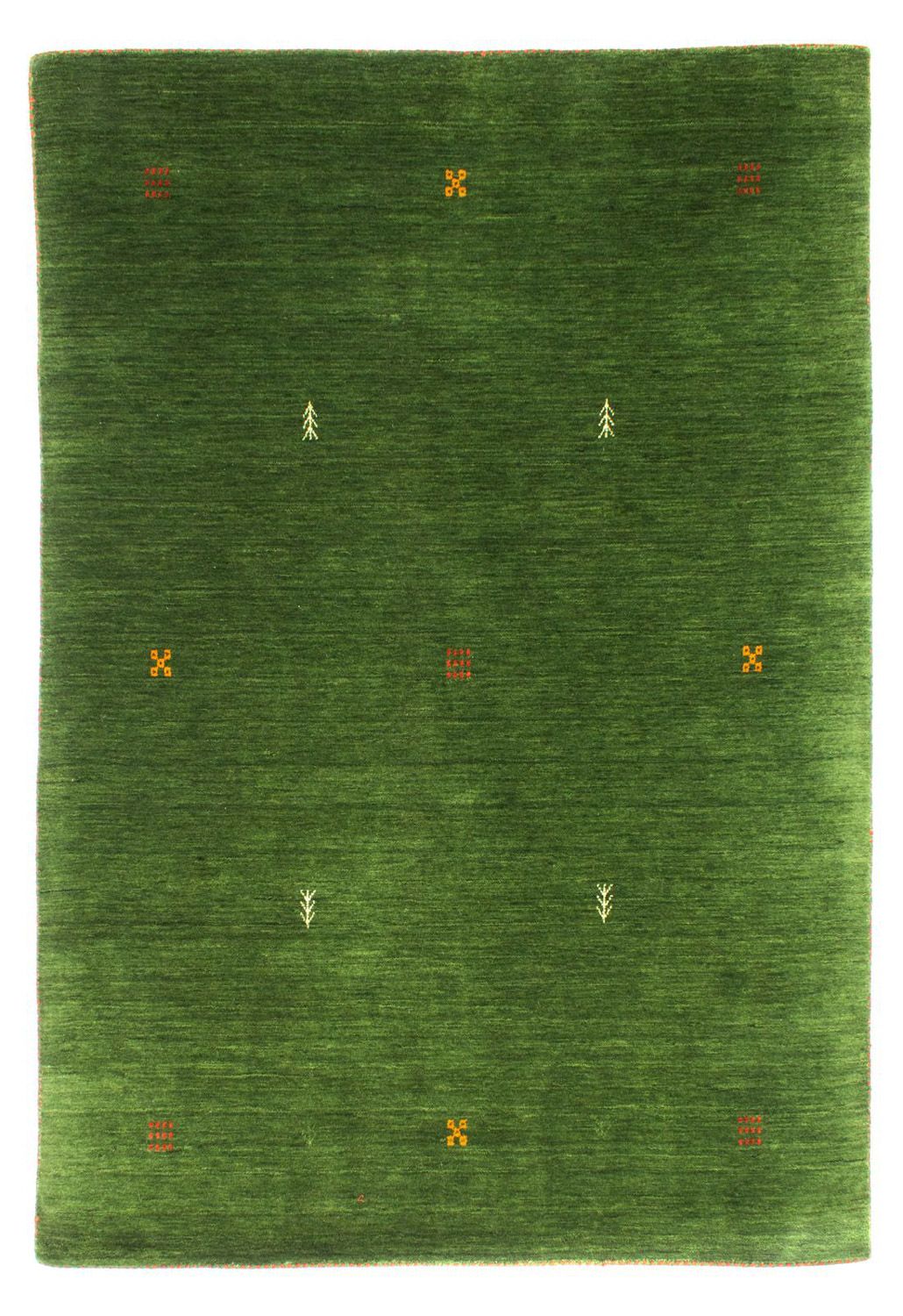 Gabbeh Tapijt - Zacht - 196 x 145 cm - groen