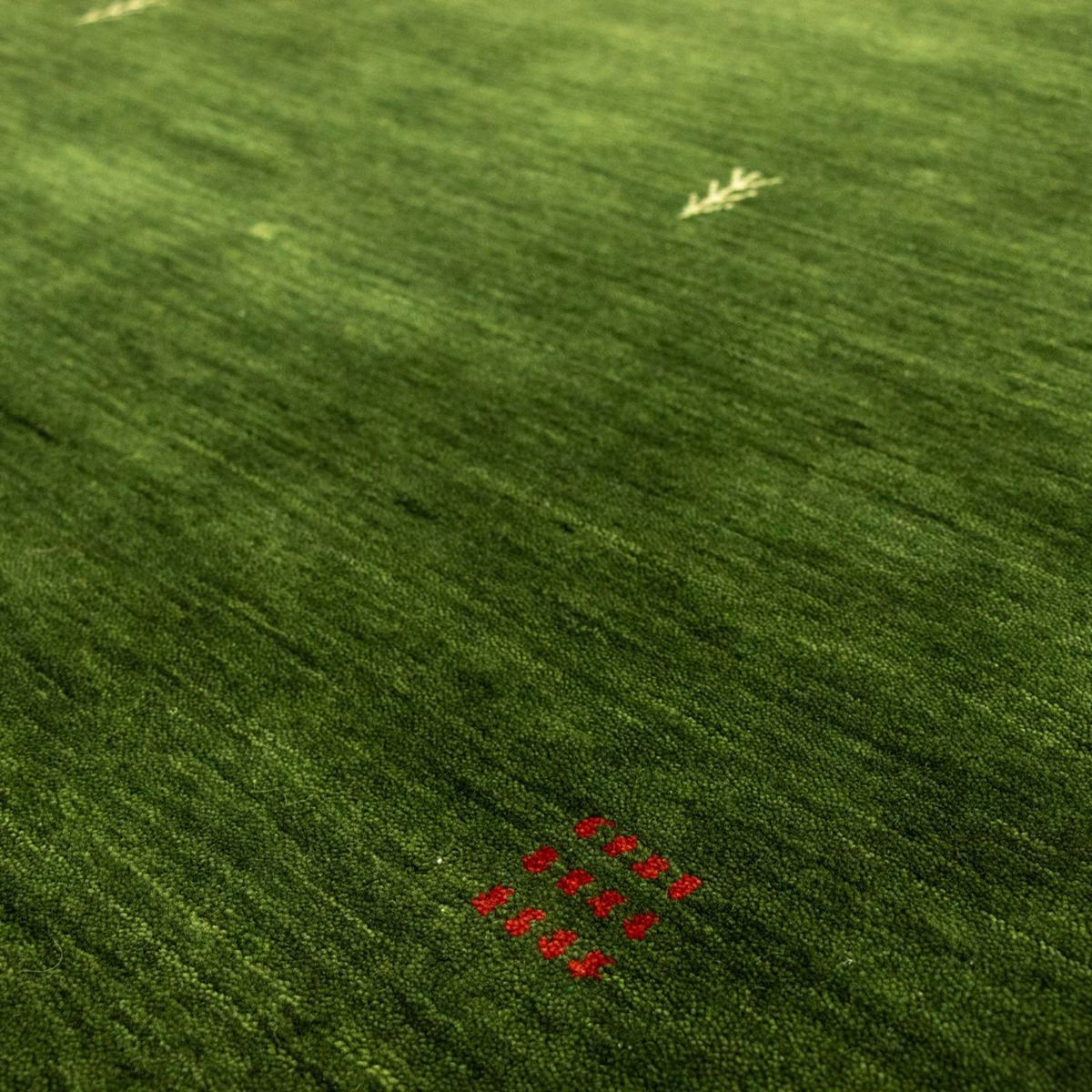 Gabbeh Tapijt - Zacht - 196 x 145 cm - groen