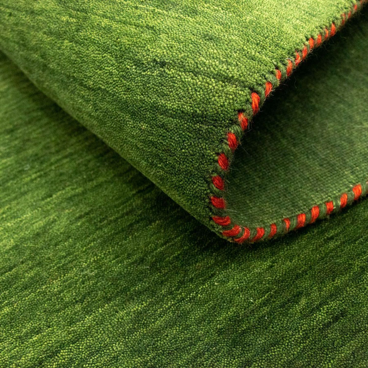 Gabbeh Tapijt - Zacht - 196 x 145 cm - groen