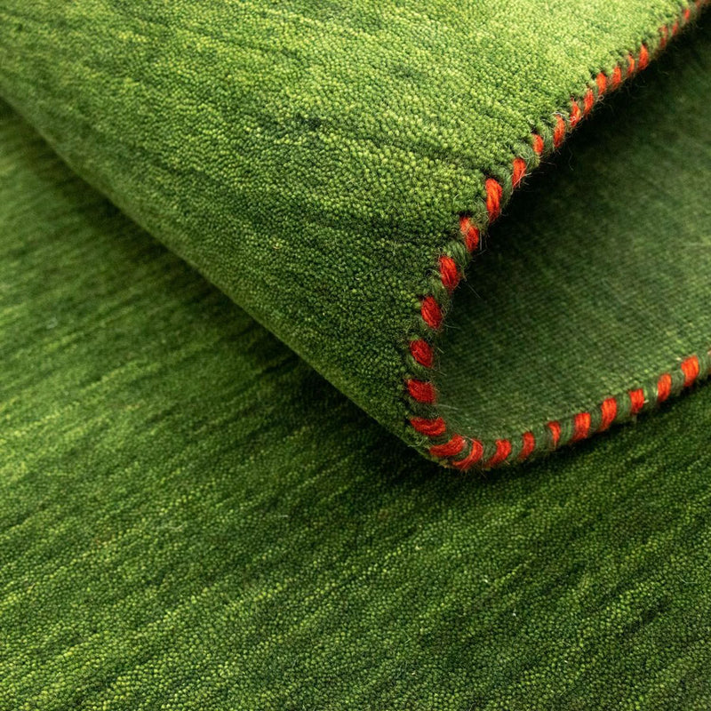 Gabbeh Tapijt - Zacht - 196 x 145 cm - groen