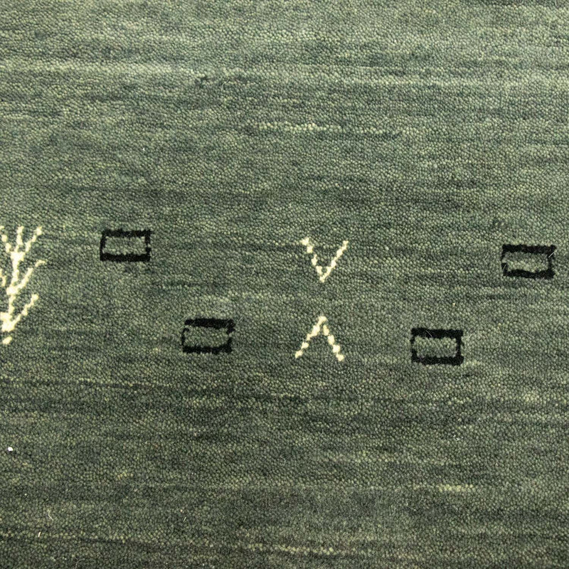 Gabbeh Tapijt - Zacht - 201 x 146 cm - grijs