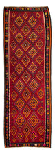 Antiek kilim Tapijt 390x147cm