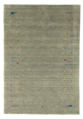 Gabbeh Tapijt - Zacht - 202 x 143 cm - zilver