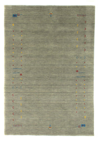 Gabbeh Tapijt - Zacht - 202 x 143 cm - zilver