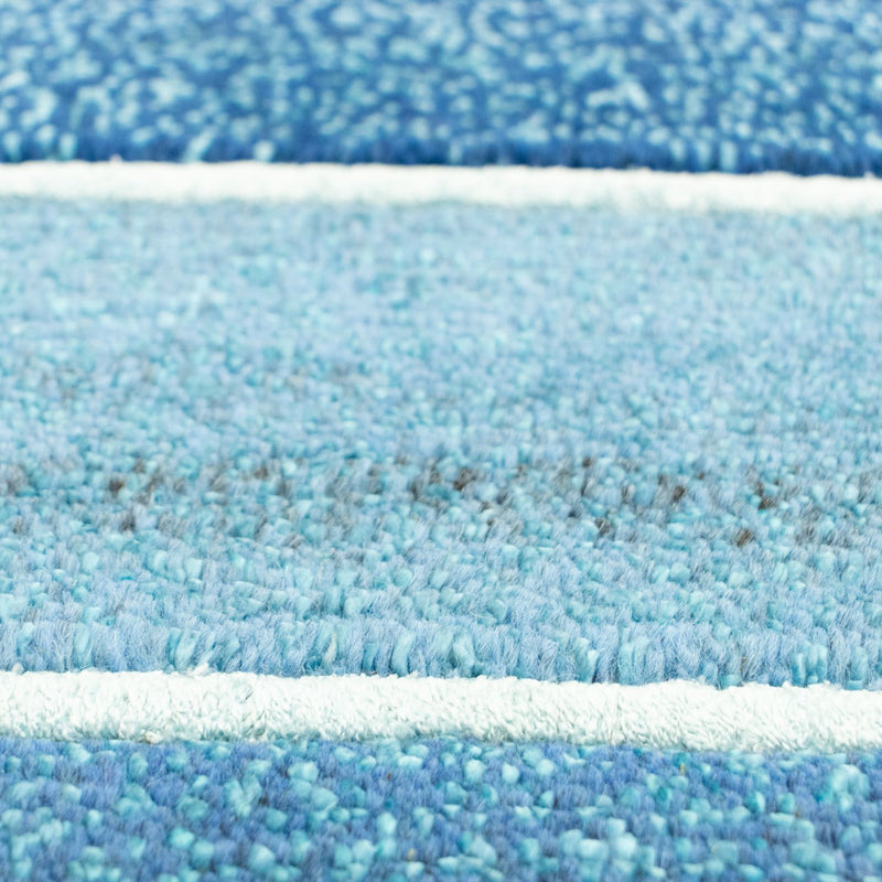 Nepal tapijt - 181 x 123 cm - blauw