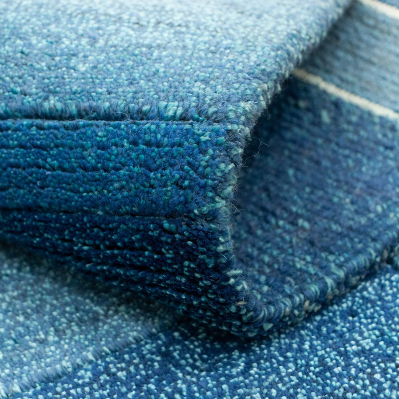 Nepal tapijt - 181 x 123 cm - blauw