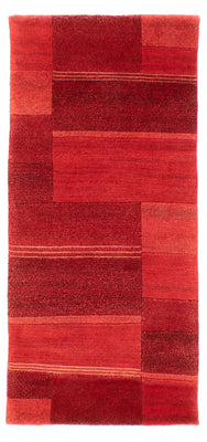 Loper Nepal tapijt - 142 x 72 cm - rood