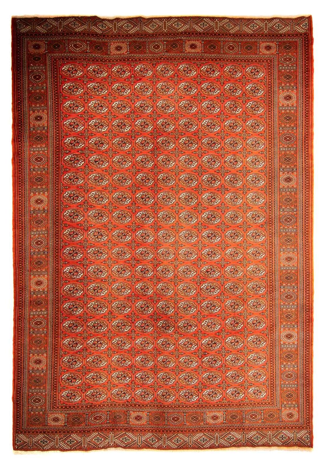 Turkaman tapijt - 333 x 260 cm - donkerrood