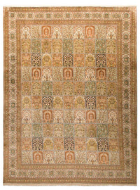 Zijden tapijt - Kashmir Silk - 328 x 240 cm - veelkleurig