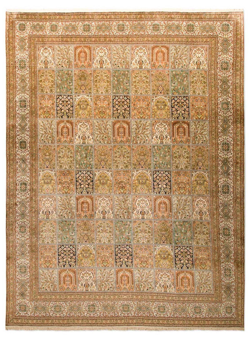 Zijden tapijt - Kashmir Silk - 328 x 240 cm - veelkleurig