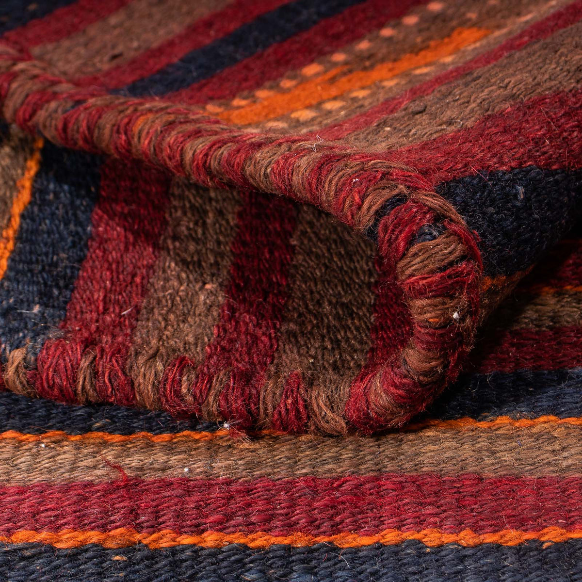 Kelim tapijt - Oud - 170 x 145 cm - veelkleurig