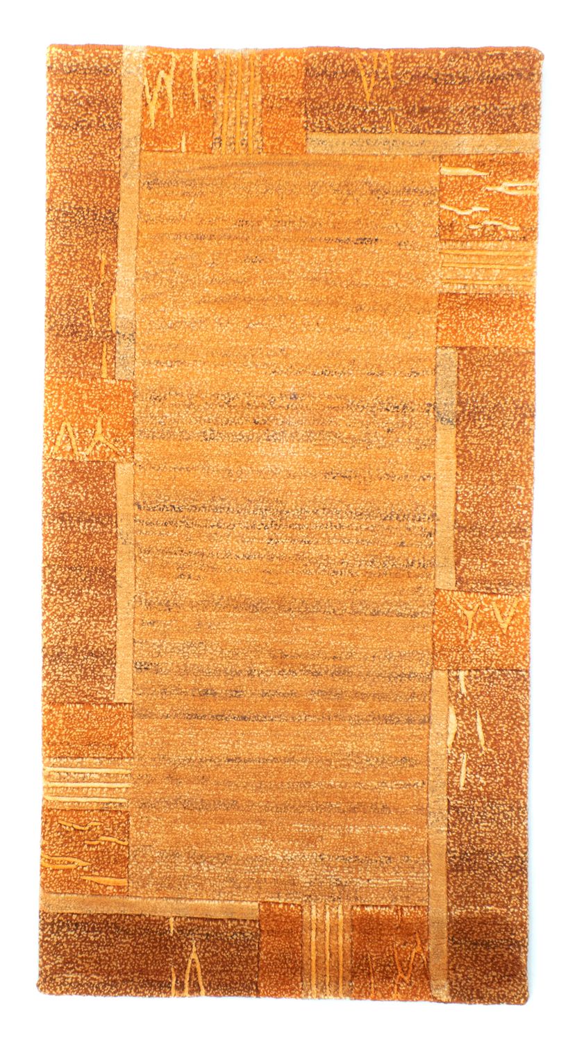 Nepal tapijt - 140 x 72 cm - oranje