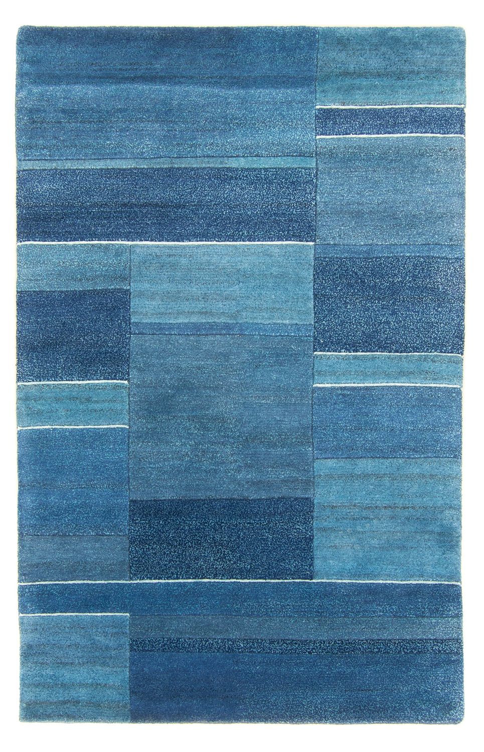 Nepal tapijt - 181 x 119 cm - blauw