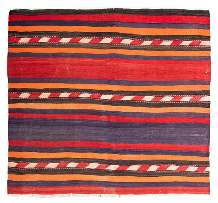 Kelim tapijt - Oud - 165 x 150 cm - veelkleurig