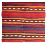 Kelim tapijt - Oud - 165 x 150 cm - veelkleurig