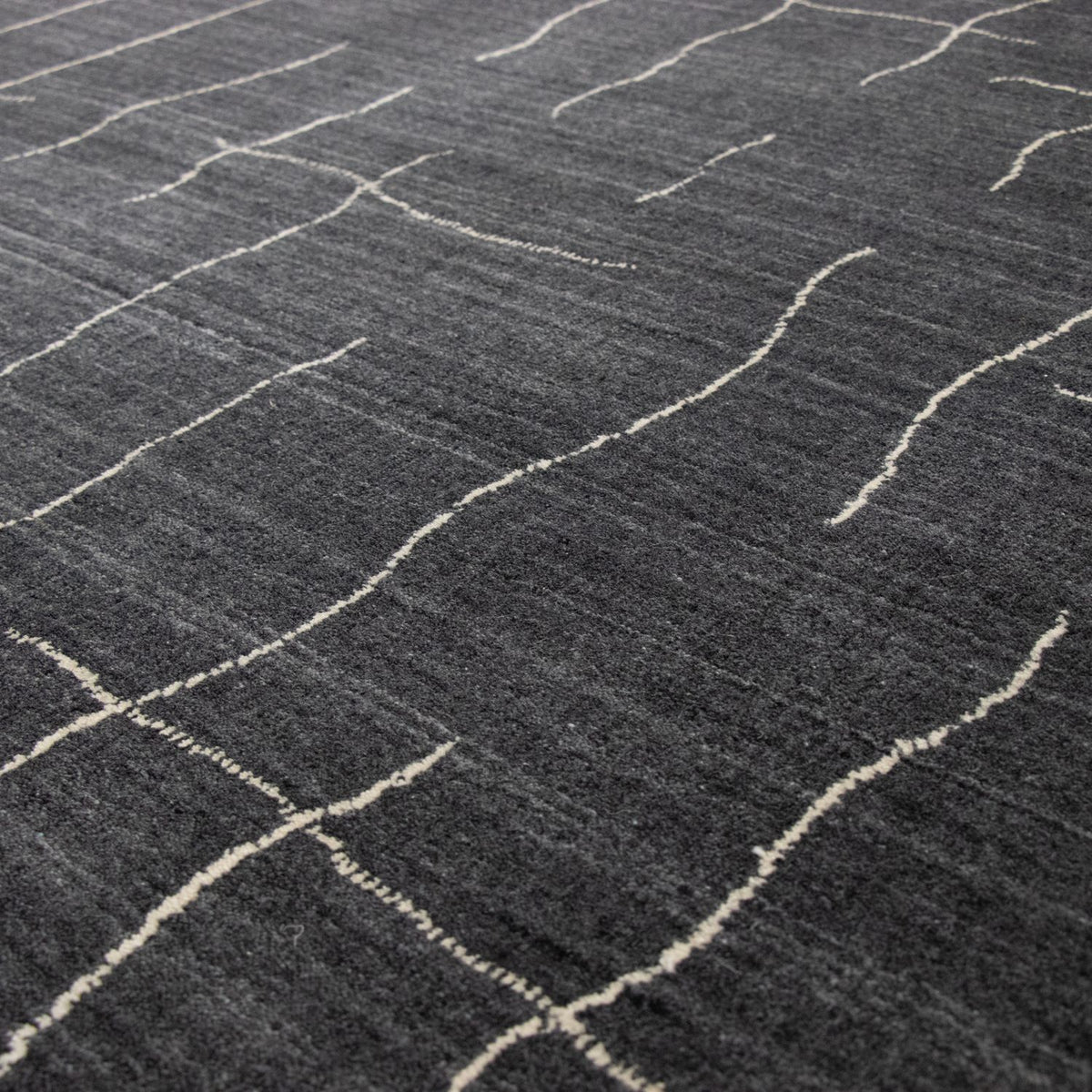 Nepal tapijt - 200 x 142 cm - grijs