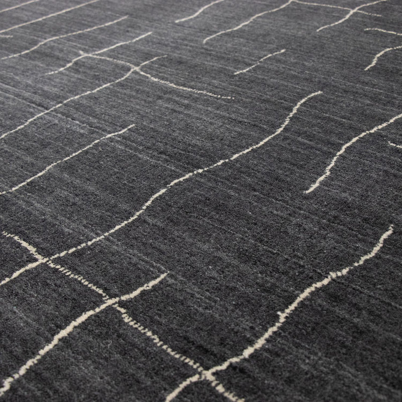 Nepal tapijt - 200 x 142 cm - grijs