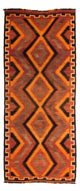 Antieke kilim Tapijt 320x140cm