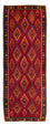 Loper Kelim tapijt - Oud - 380 x 144 cm - veelkleurig