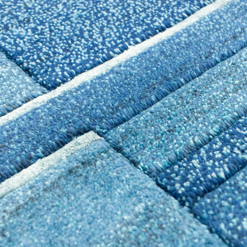 Nepal tapijt - 181 x 121 cm - blauw