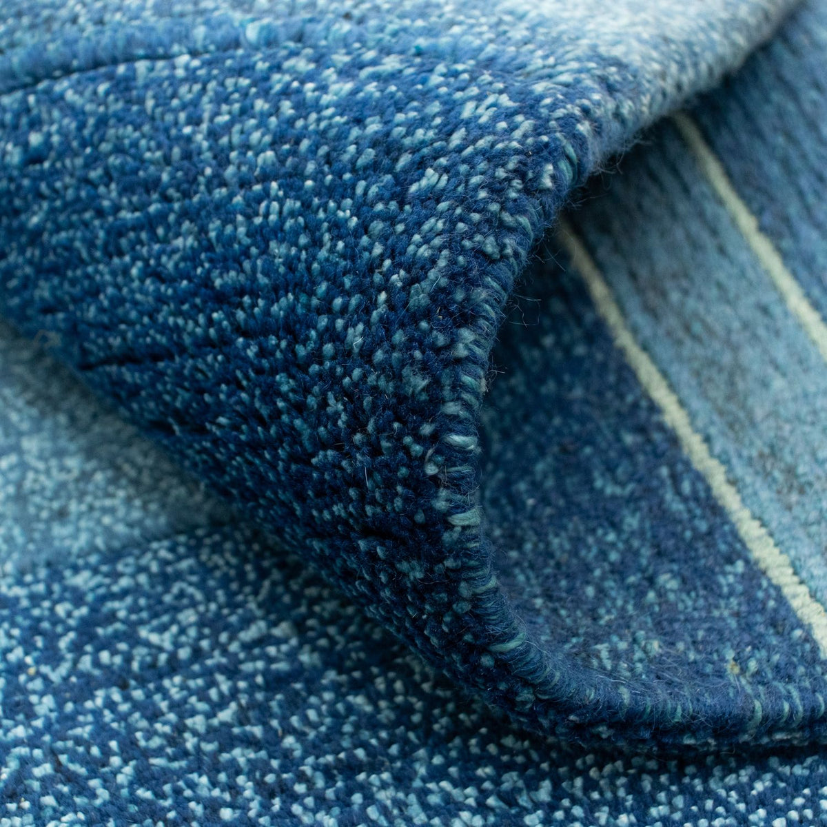 Nepal tapijt - 181 x 121 cm - blauw