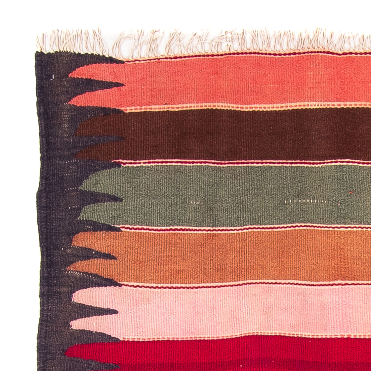 Kelim tapijt - Oud - 160 x 130 cm - veelkleurig