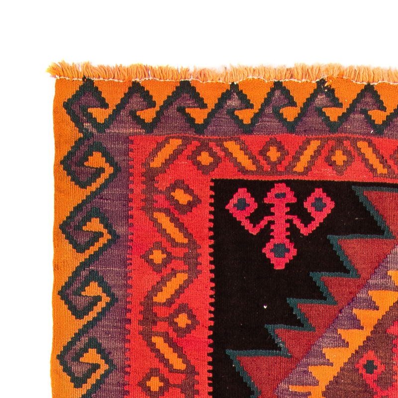 Loper Kelim tapijt - Oud - 305 x 80 cm - veelkleurig