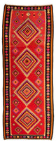 Antiek kilim Tapijt 155x400cm