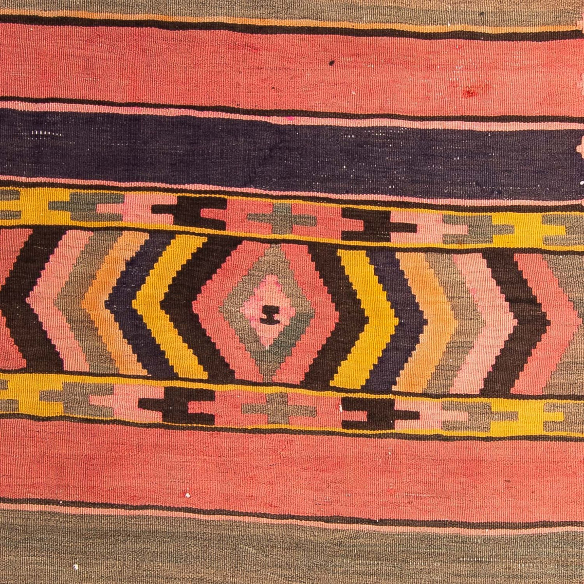 Loper Kelim tapijt - Oud - 300 x 125 cm - veelkleurig