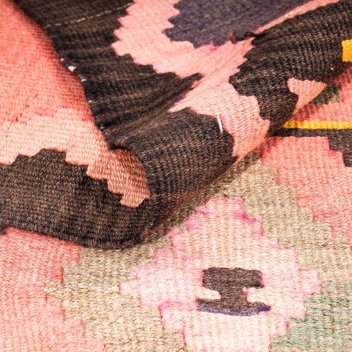 Loper Kelim tapijt - Oud - 300 x 125 cm - veelkleurig